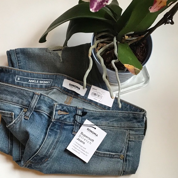 Sz 6 NWT | Sonoma Jeans| Ankle | Skinny | Stretch - Picture 3 of 10
